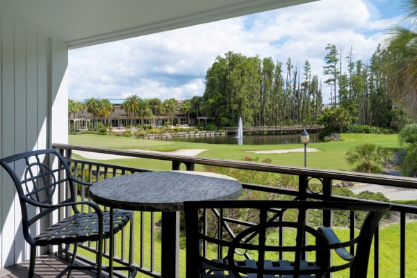 Private patio view
