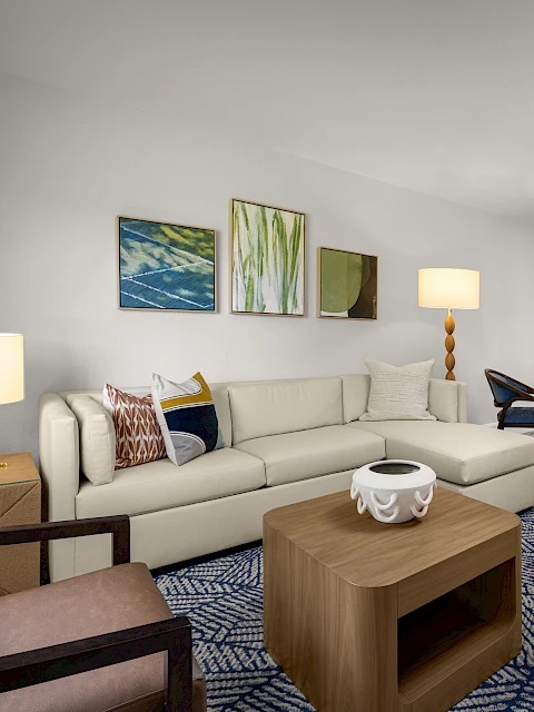 Renovated guest rooms